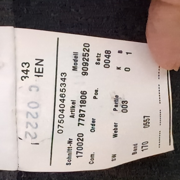 Brax| Grey With Brown Pin Stripe Pants Zippered Front Techno Wool - Picture 11 of 12